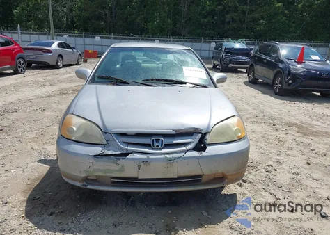 2002 Honda Civic Lx из США, поврежденный, VIN 1HGEM22612L050545
